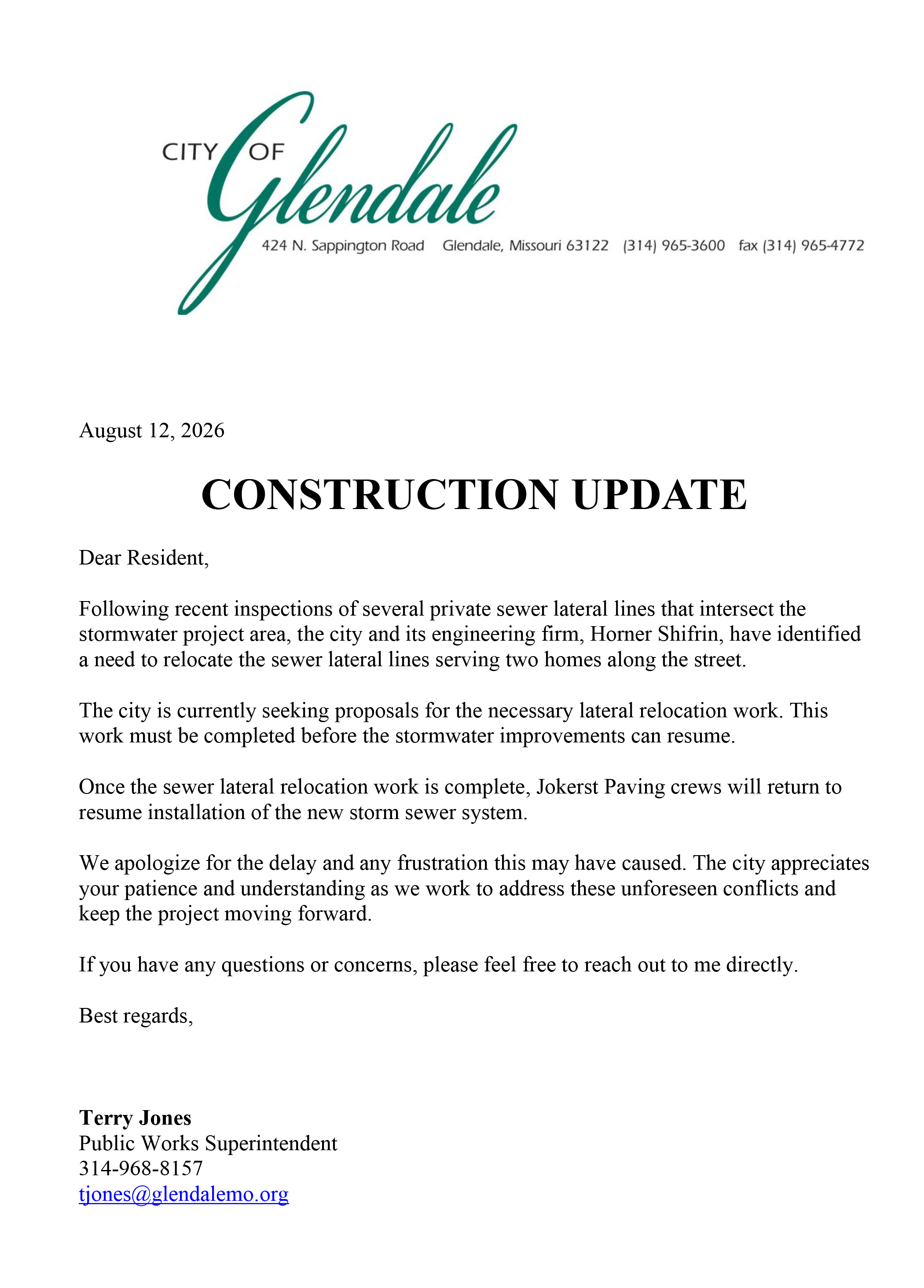 Alexandra Ave Construction Update - Aug 11_ 2026